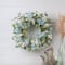 23" Light Blue Mini Blossom Floral Wreath